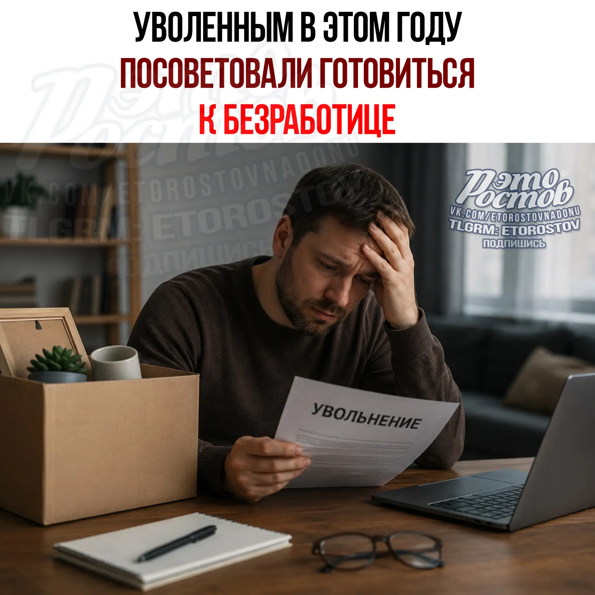 💸 Уволенным посоветовали готовиться к году без работы!