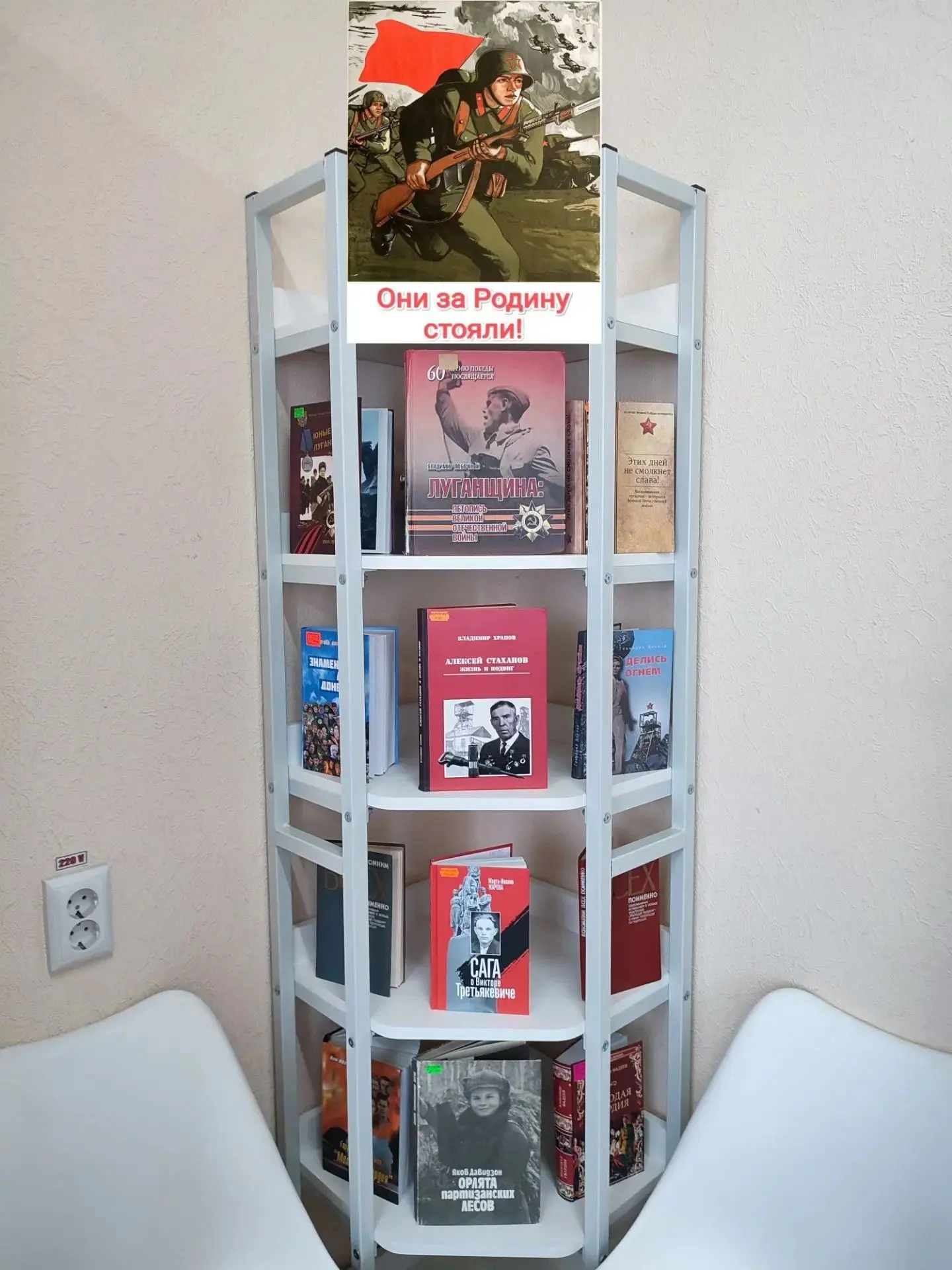 Обзор книжной выставки "Они за Родину стояли"