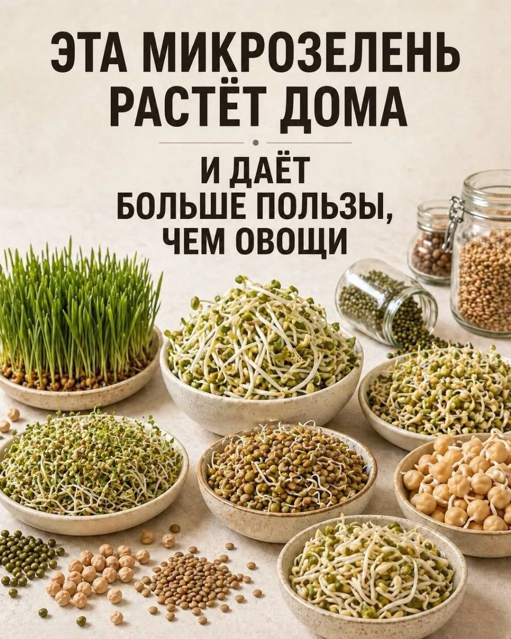 Микрозелень — это один из самых простых способов добавить пользу в рацион прямо у себя ...