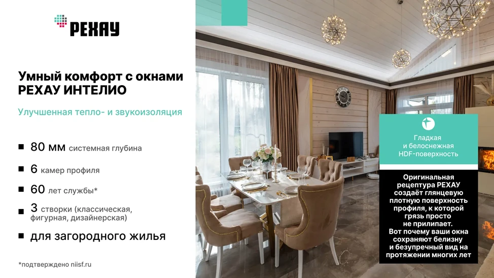Где можно встретить умные окна ИНТЕЛИО? В теплых и энергоэффективных домах, в квартирах...