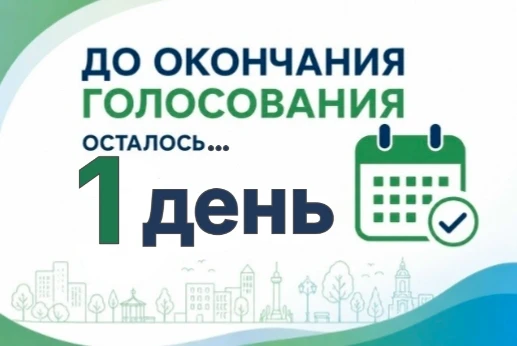 Завтра завершается голосование за благоустройство территорий.