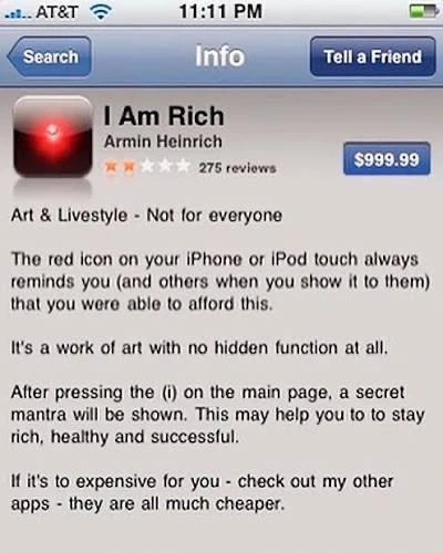 5 августа 2008 года разработчик Армин Хейнрич опубликовал в каталоге App Store приложен...