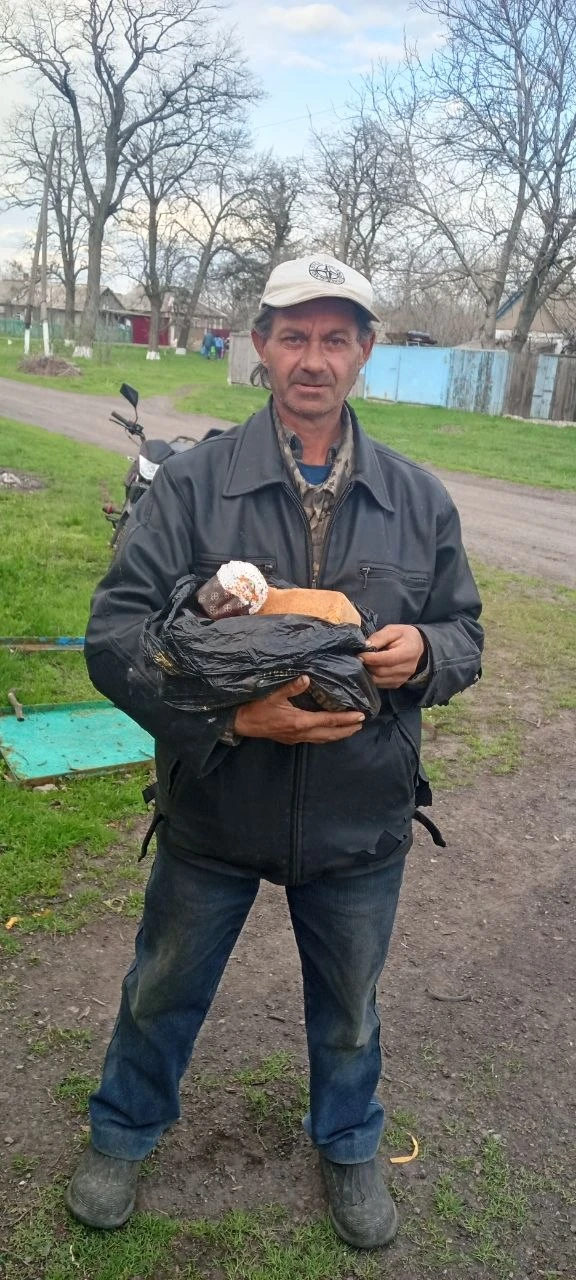Воистину Воскресе. Каменка получает помощь от нас с вами