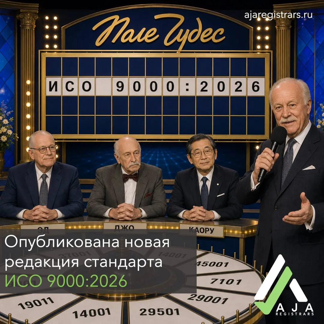 В конце мая 2026 года опубликована новая редакция ИСО 9000:2026, Менеджмент качества – ...