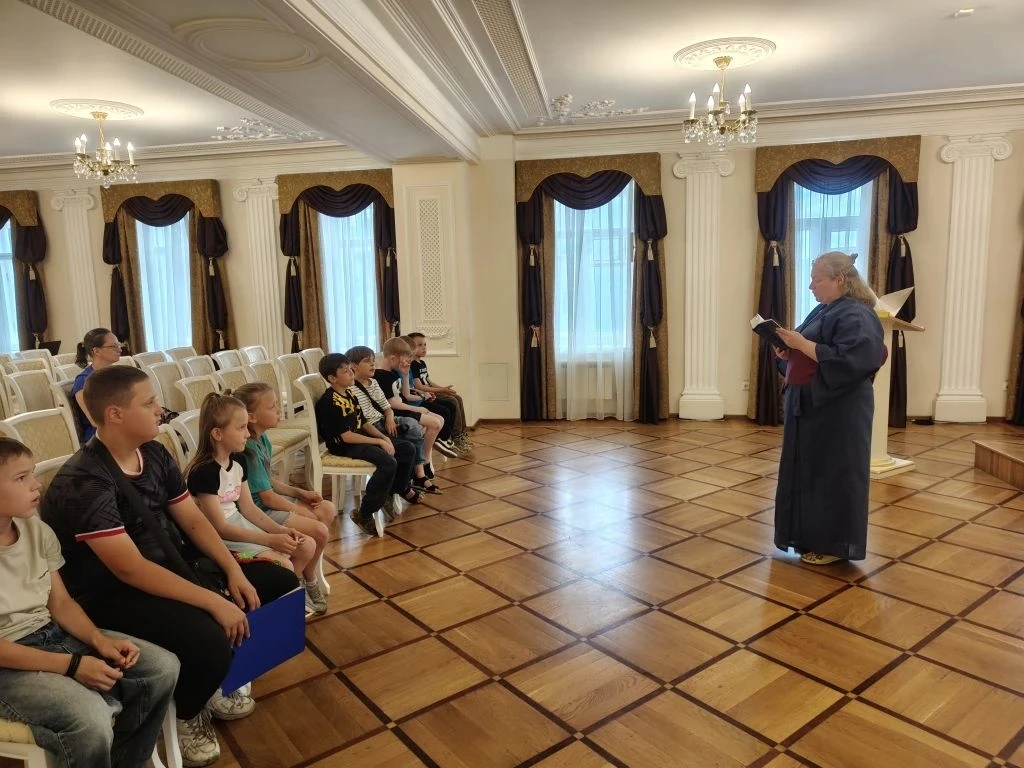 16 июня воспитанники летнего лагеря посетили музей имени И.А.Гончарова. Это единственный музей в Рос