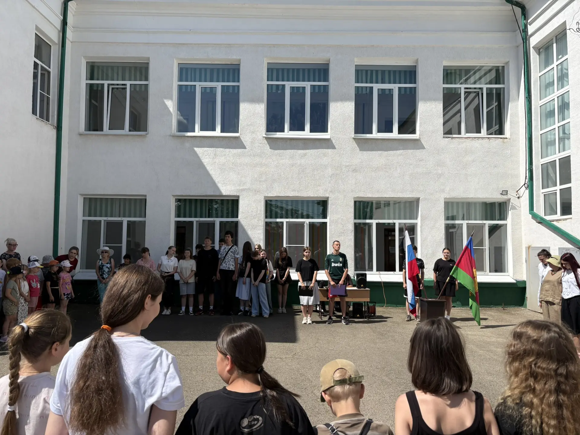 В летнем лагере дневного пребывания состоялось торжественное мероприятие, посвящённое 85-й годовщине