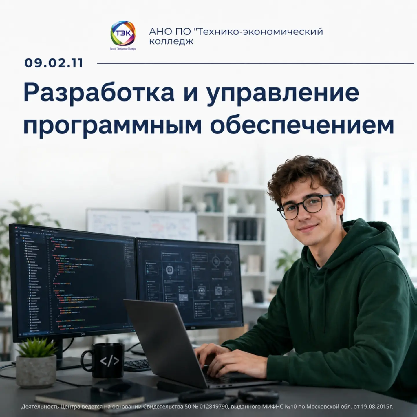 09.02.11 Разработка и управление программным обеспечением artwuz.ru/ano-po-teh...