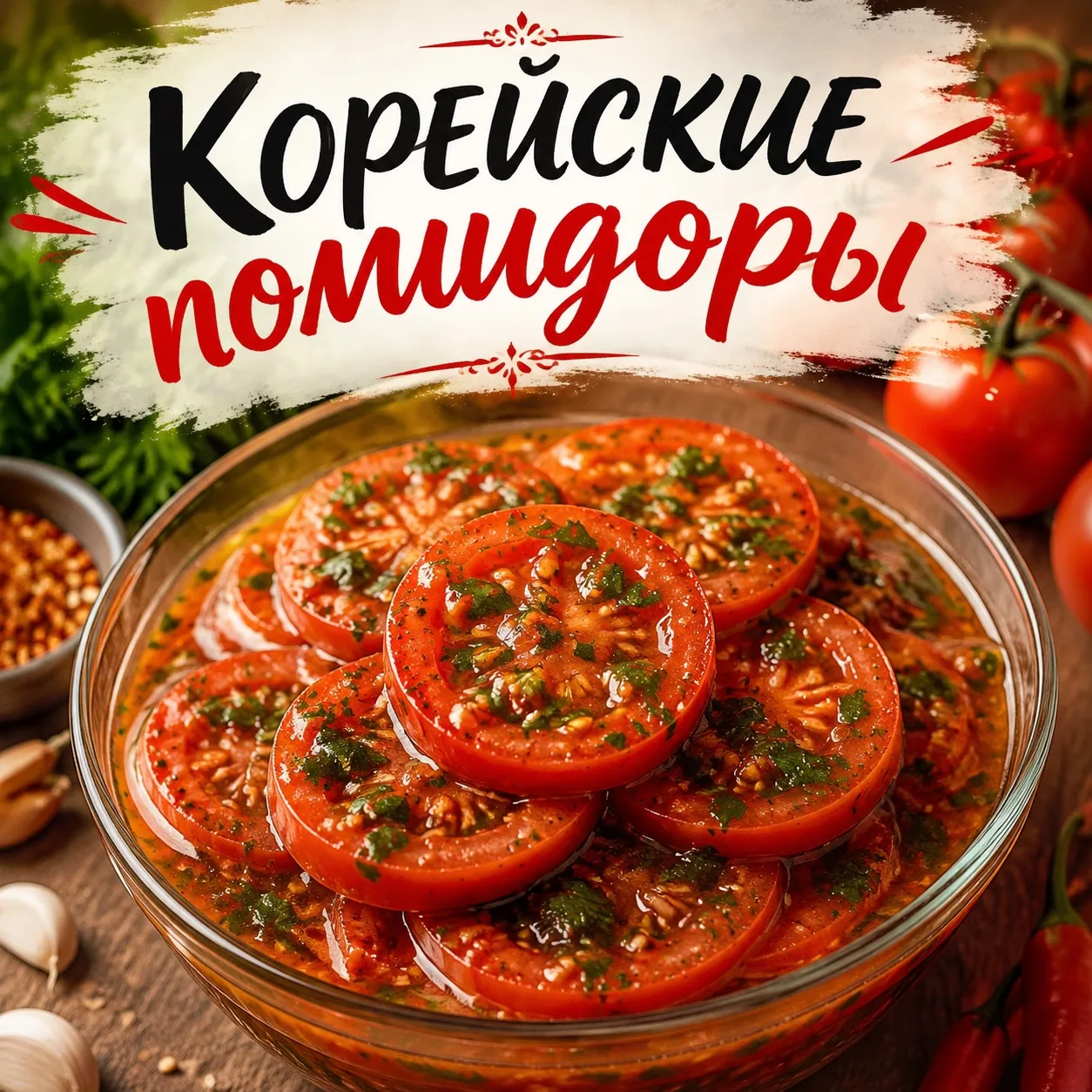 Корейские помидоры - закуска, от которой невозможно оторваться! 😋🍅