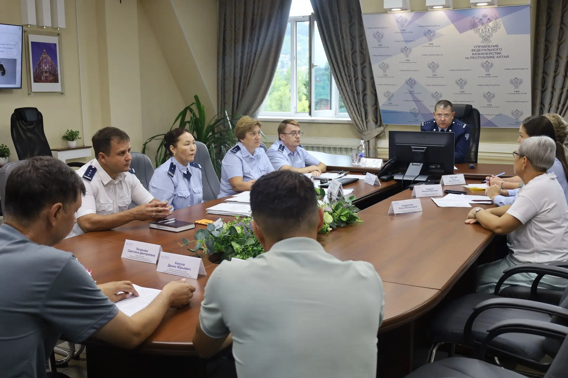 В Управлении Федерального казначейства по Республике Алтай прошло пятое заседание Контр...