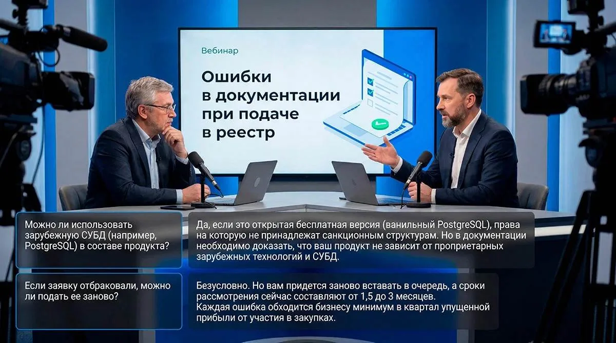 Более 60% заявок на включение в реестры Минцифры и Минпромторга отклоняют из-за ошибок в документаци