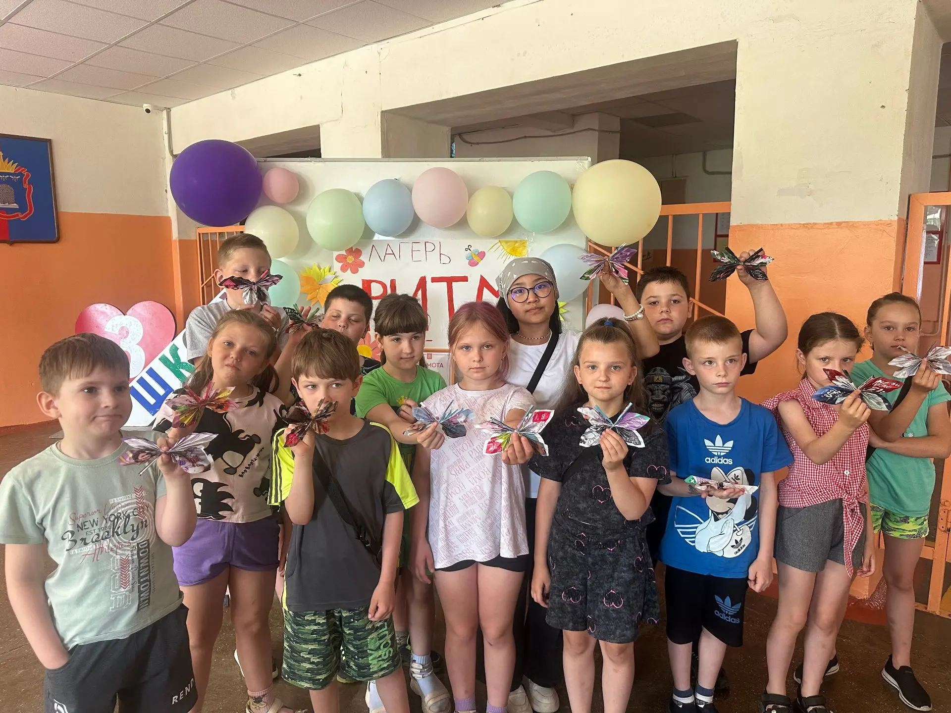 Сегодня в нашем лагере  «Ритм» прошёл творческий день. Под руководством педагога дополнительного обр