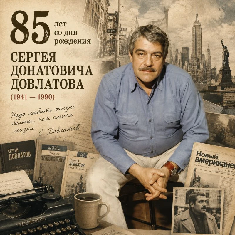 Юбиляры 2026 года. Довлатов Сергей Донатович