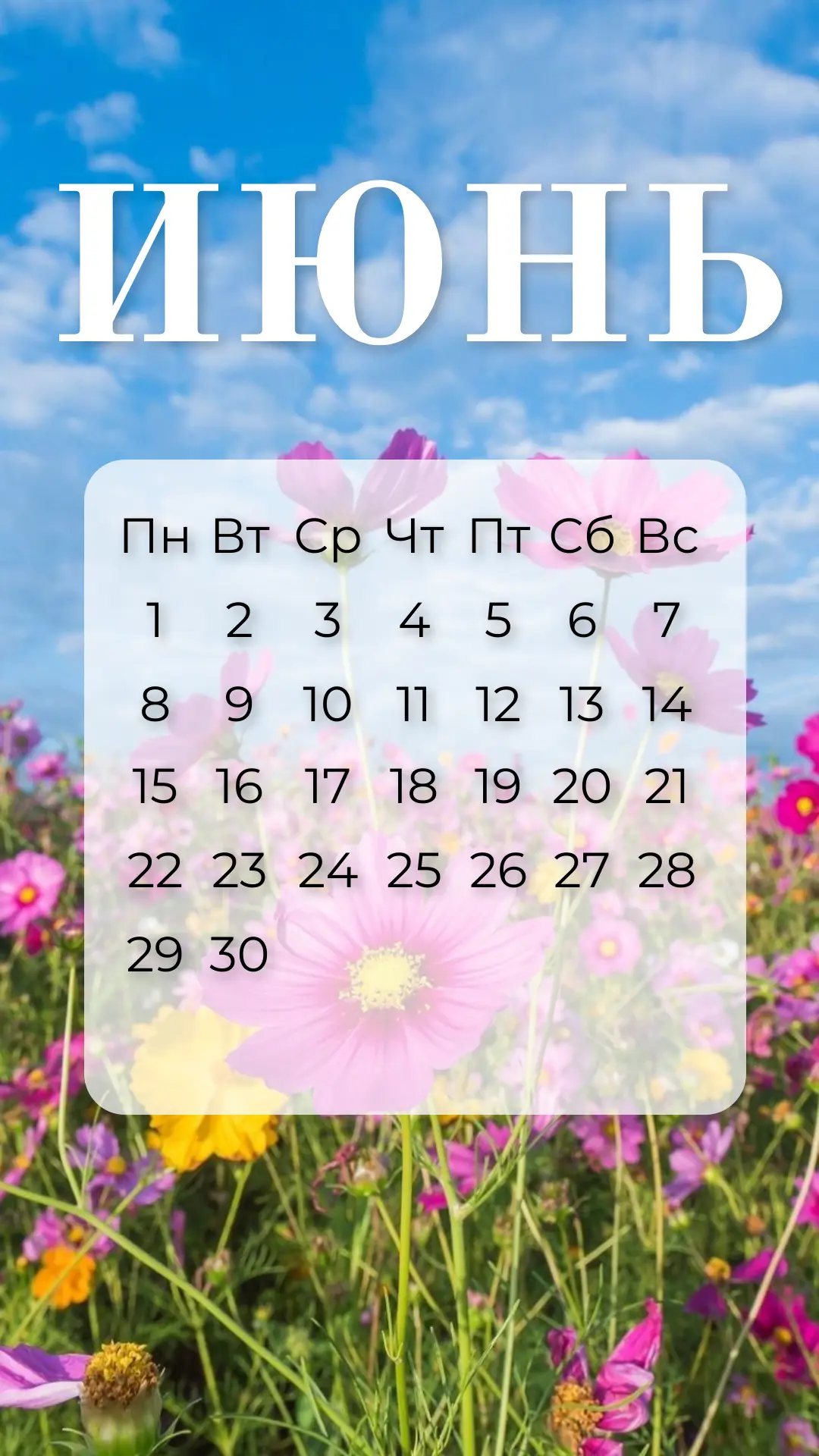 💐 Вот-вот наступит долгожданное лето! Самое время поменять обои на телефоне!