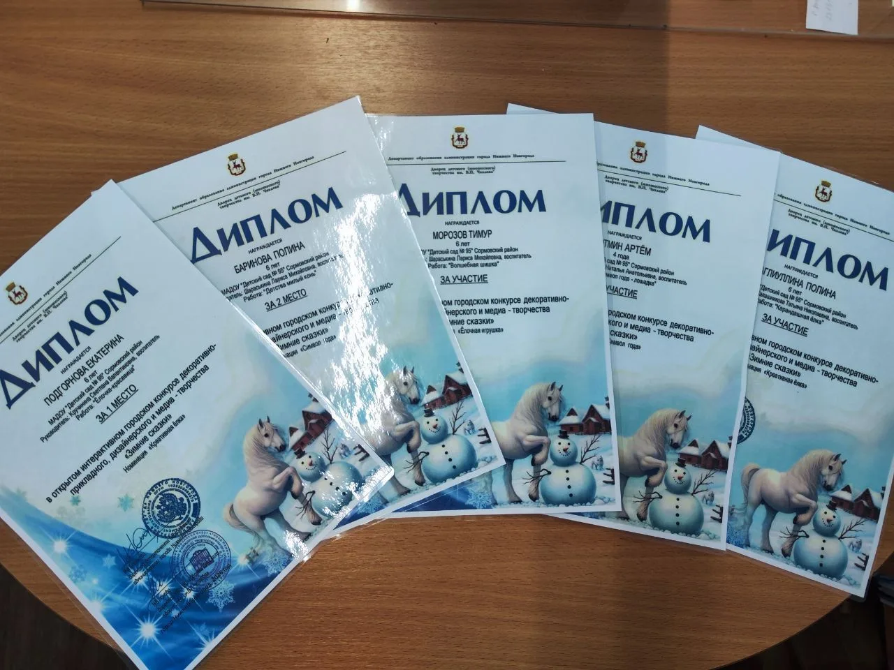 ✨ Наши звёздочки зажглись на городском конкурсе «Зимние сказки»! ✨