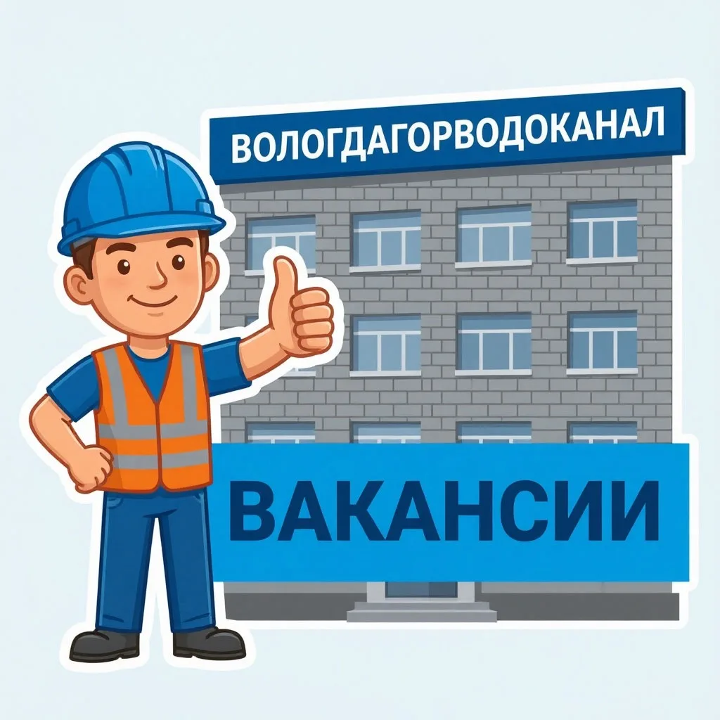 Вологдагорводоканал приглашает на работу👇

Актуальные вакансии:

✅Заместитель начальника отдела кап