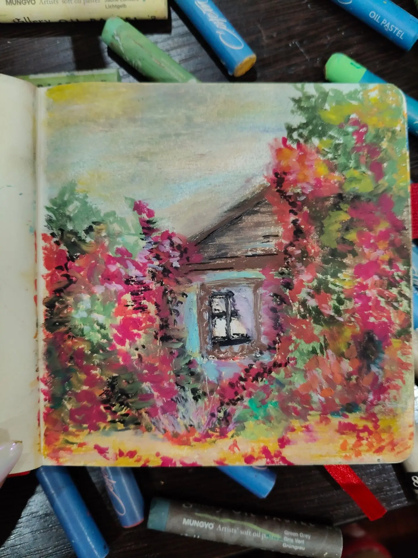 Рисовала осеннюю красоту "по мотивам"😊🤗🍁