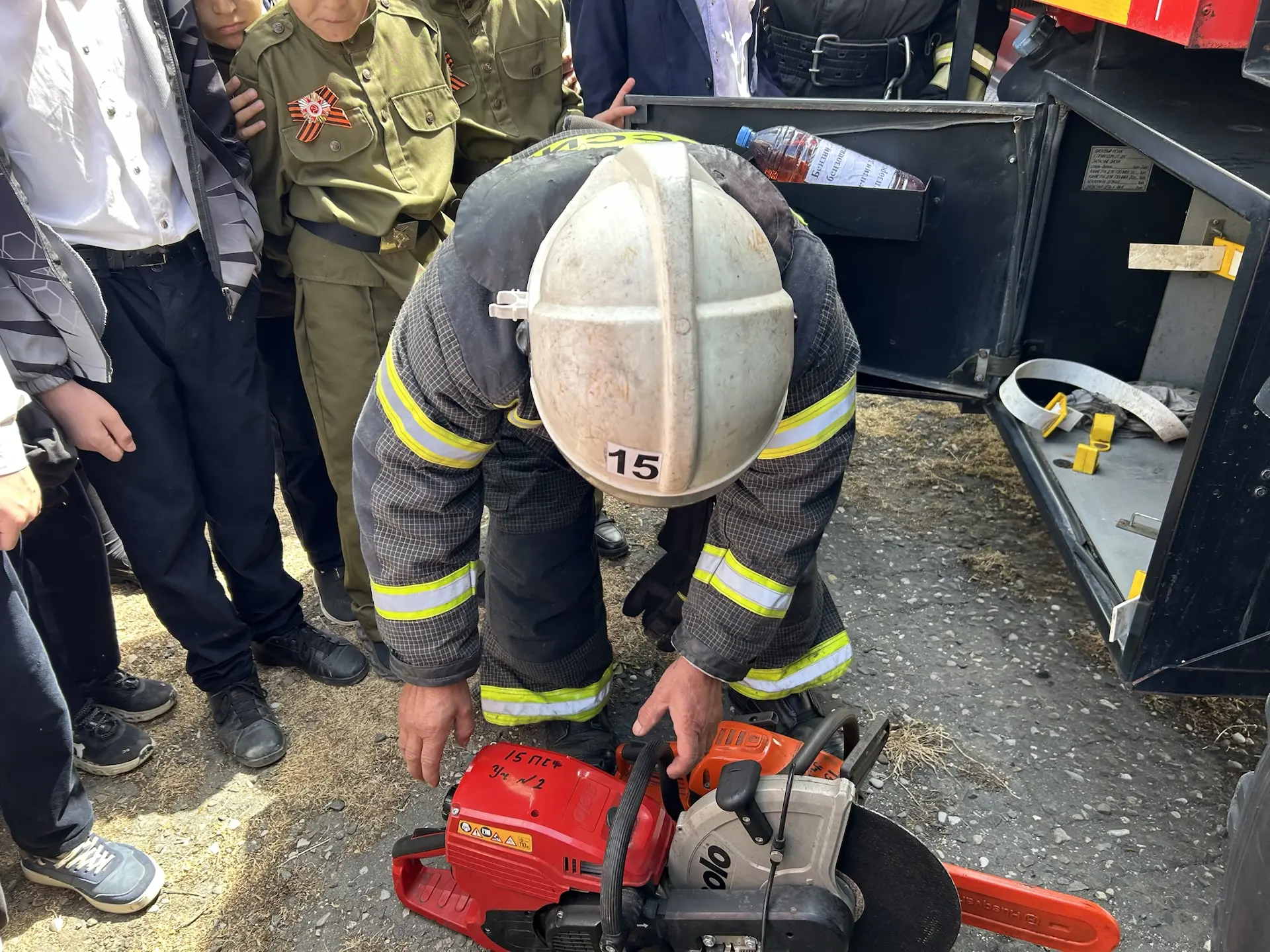 День пожарной охраны в нашей гимназии🚒🧑‍🚒 30 апреля – особенный день, когда мы чествуем тех, кто сто