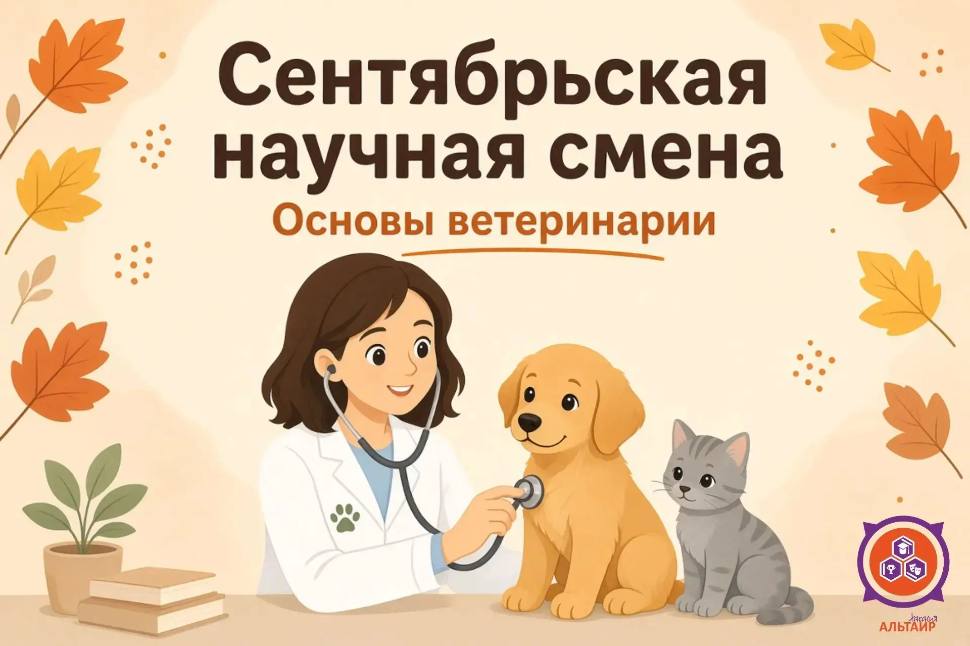 🐾 Мечтаешь спасать жизни и увлекаешься биологией? Стань частью Сентябрьской научной см...