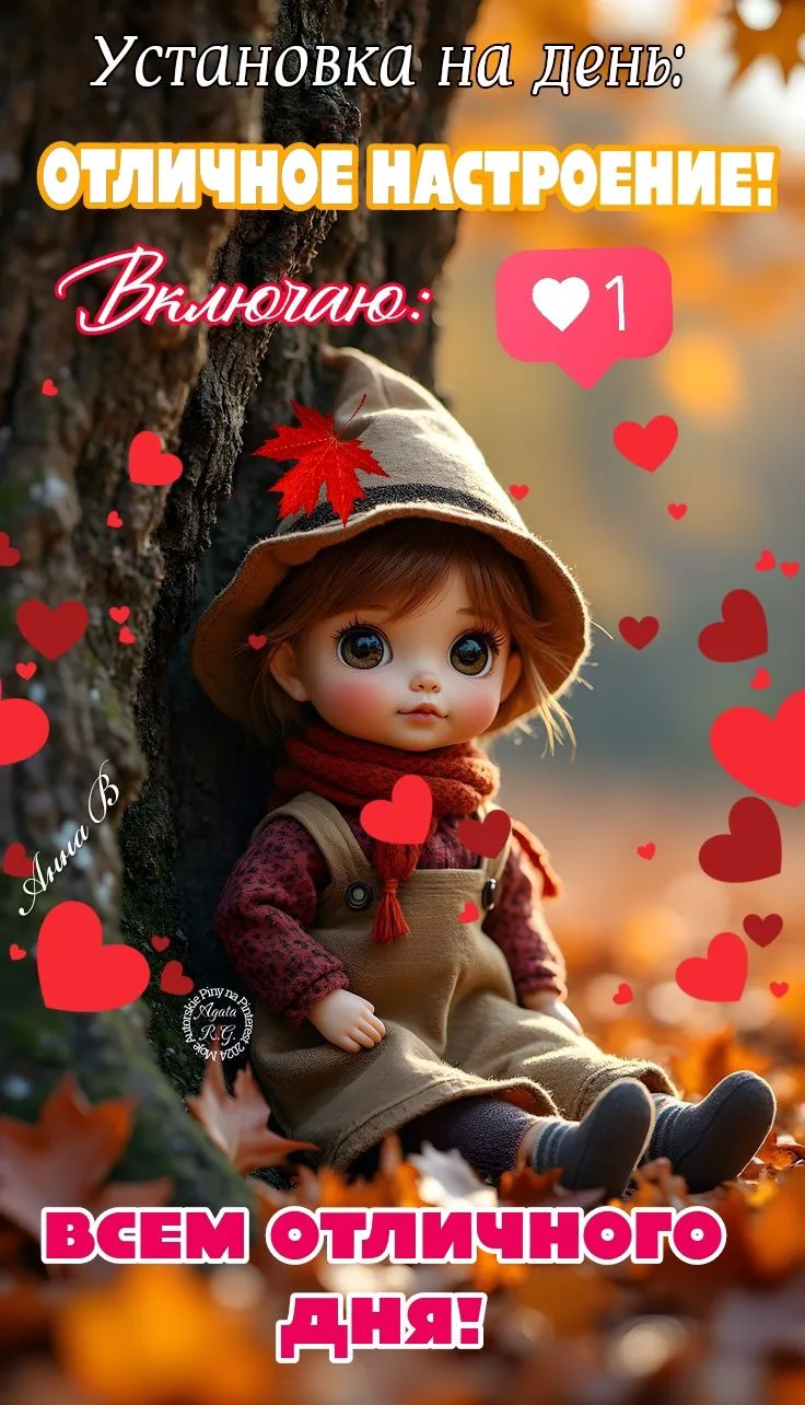 Доброго и позитивного дня! Хорошего настроения! 🌞🌹
