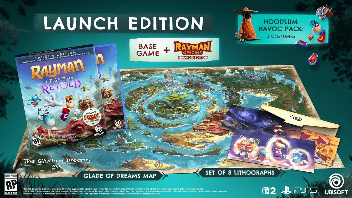 Коллекционное издание Rayman Legends Retold будет доступно только один день