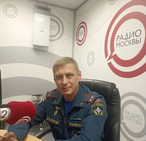 🔘В программе «Горсовет» на радио Москвы заместитель начальника 2 ТОНПР по ВАО УНПР ГУ МЧС России по 