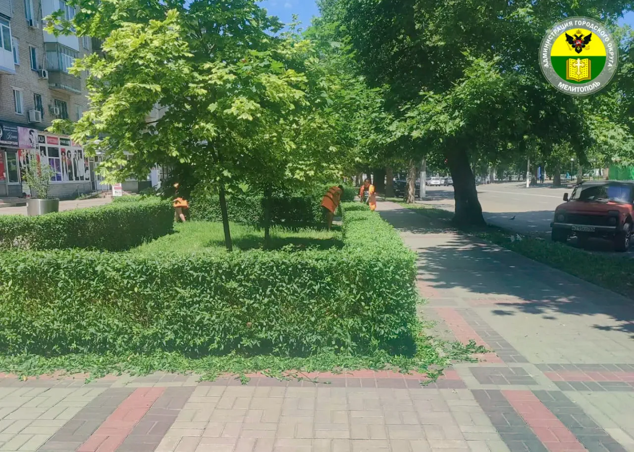 В Мелитополе продолжаются работы по благоустройству общественных пространств

Сотрудники МКУ «Благоу