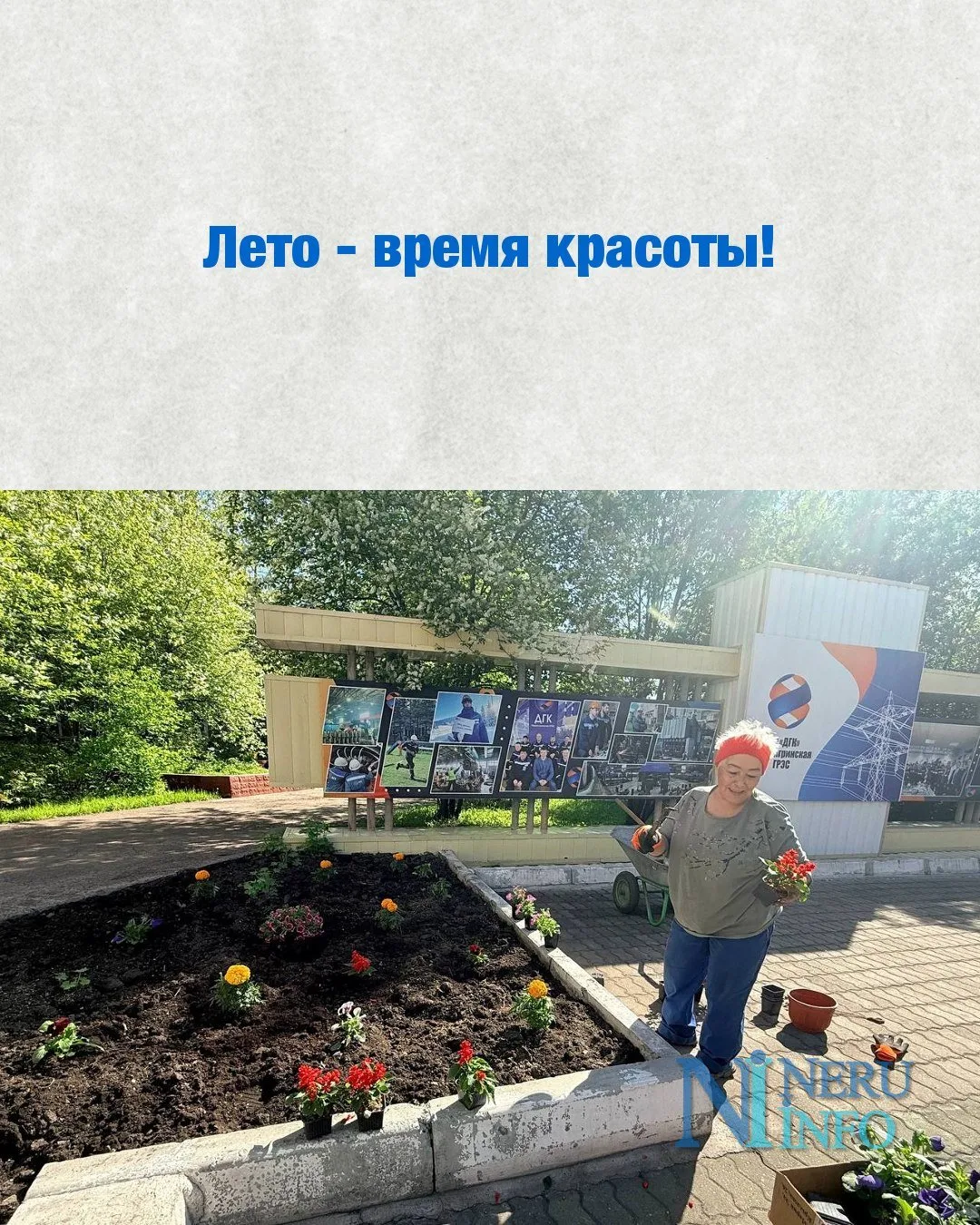 Лето - время красоты!

На территории Нерюнгринской ГРЭС рассажены яркие цветочные саженцы. Каждый го