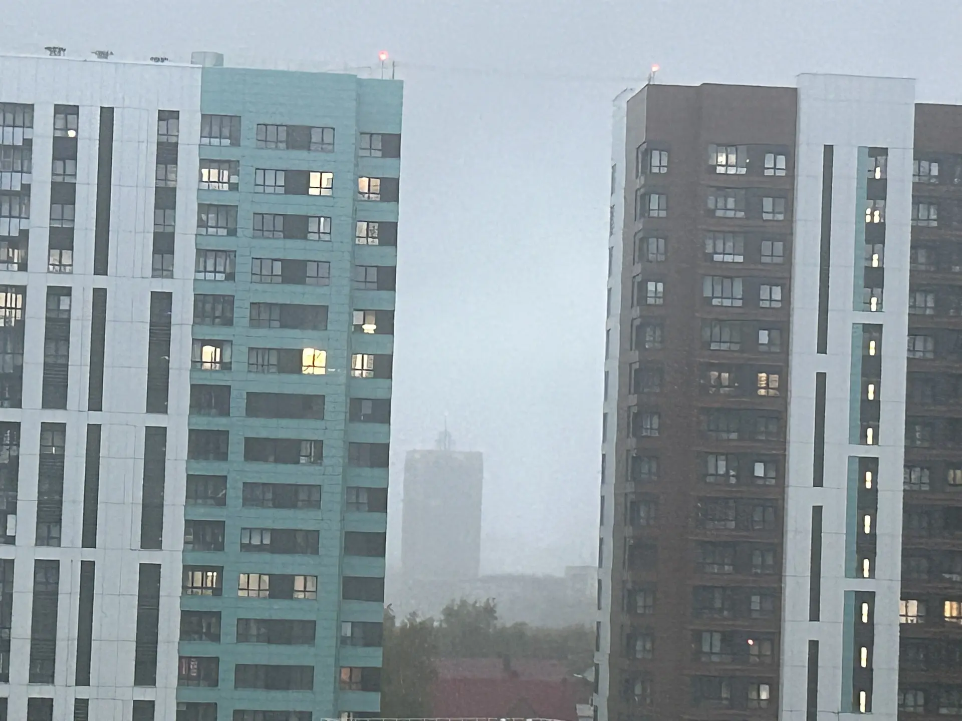 🌫️ Новосибирск сегодня в тумане
