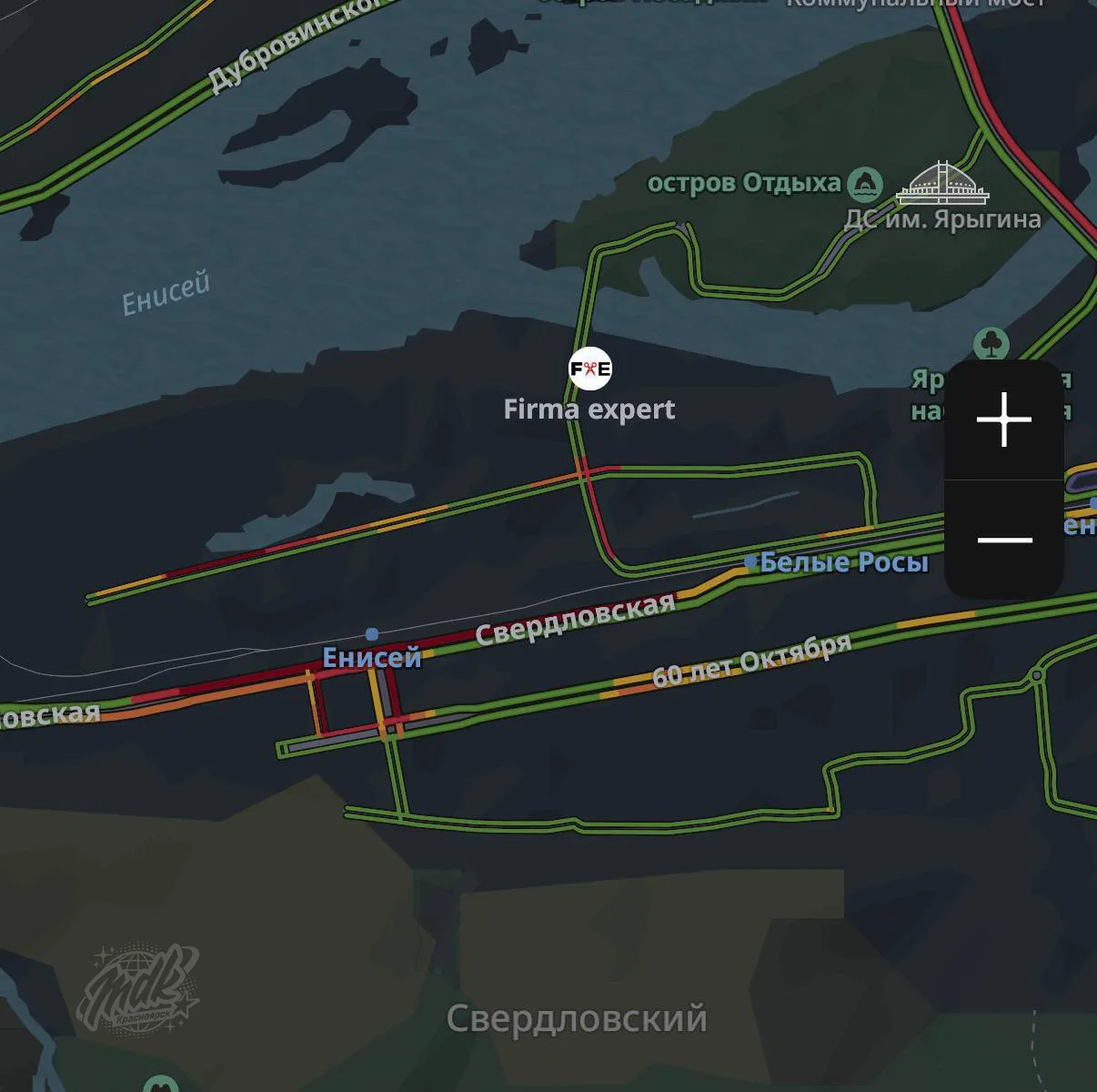 🚘 На правом берегу произошло серьезное ДТП – встала почти вся Свердловская