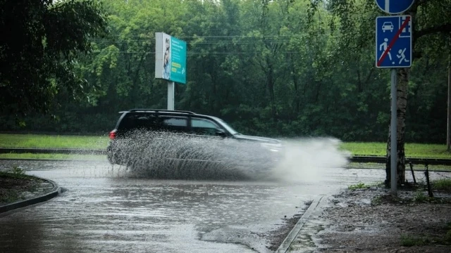 ГИБДД Барнаула обратилась к водителям из-за "недели дождей"