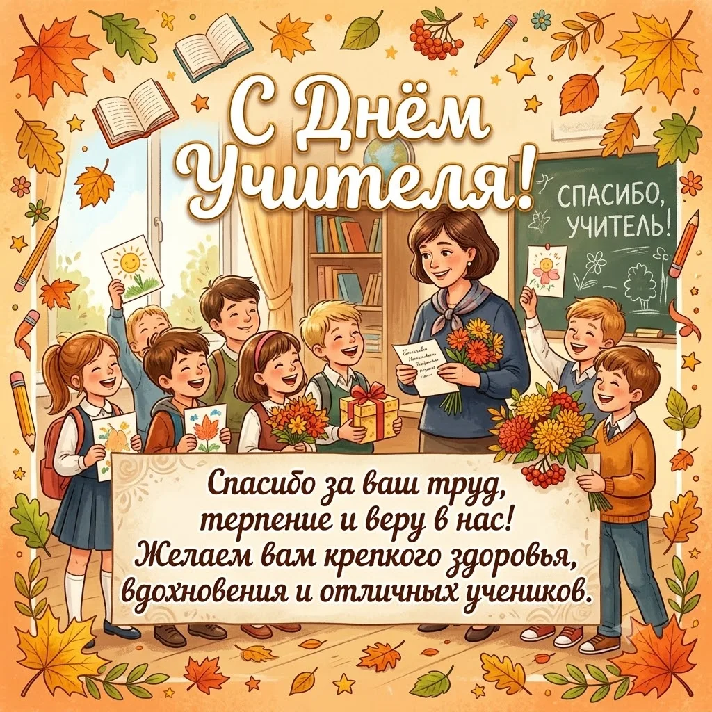 📆 5 октября — День учителя в России