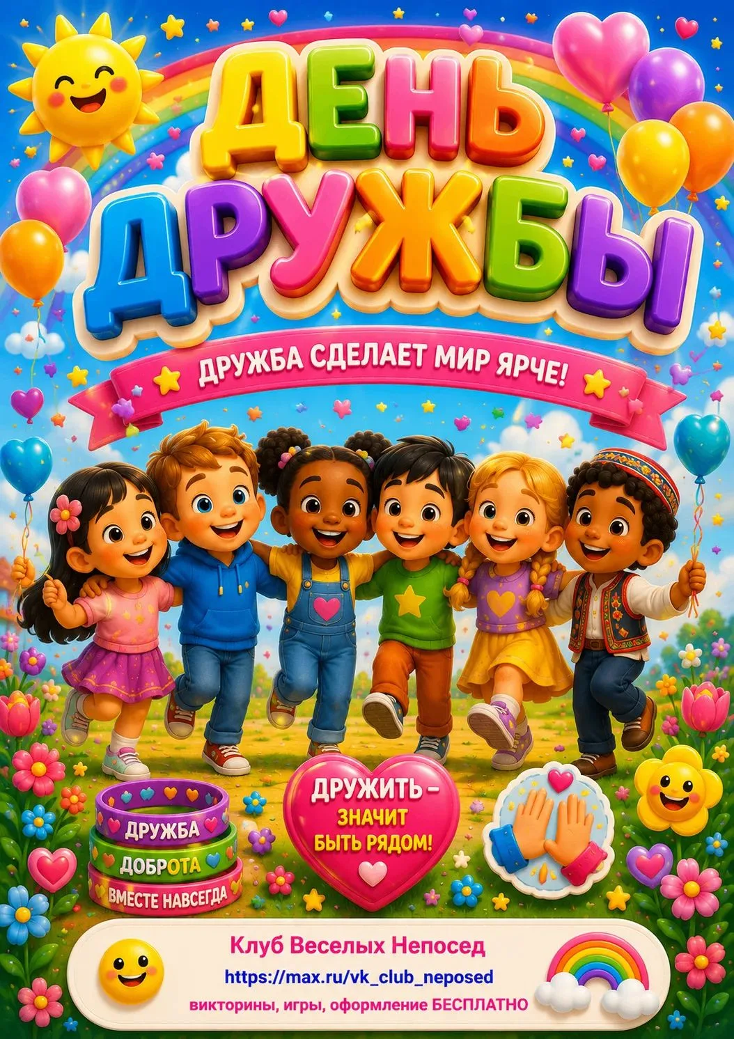 С днем дружбы!