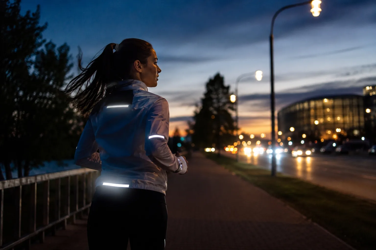 Безопасные вечерние пробежки 🏃🏻‍♀️