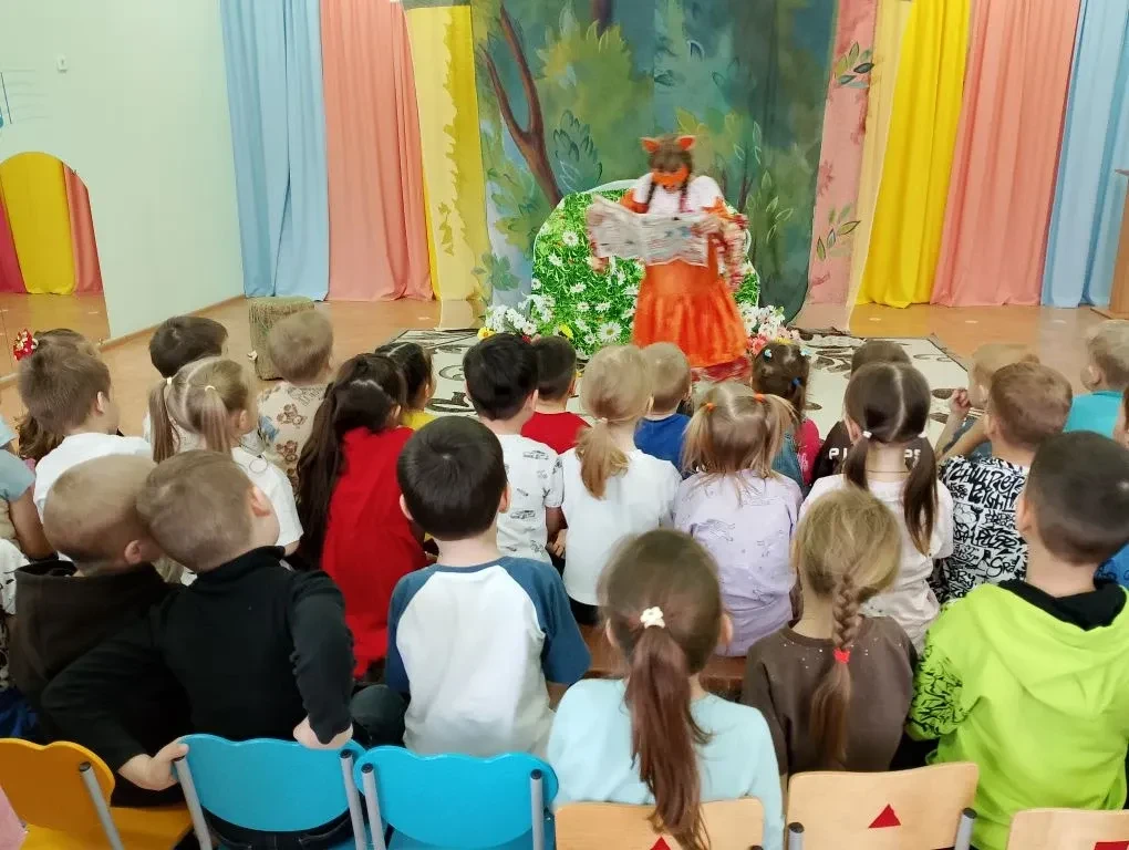 ✨Сегодня к нам в детский сад приезжал кукольный театр из города Чебоксары — группа «Соз...