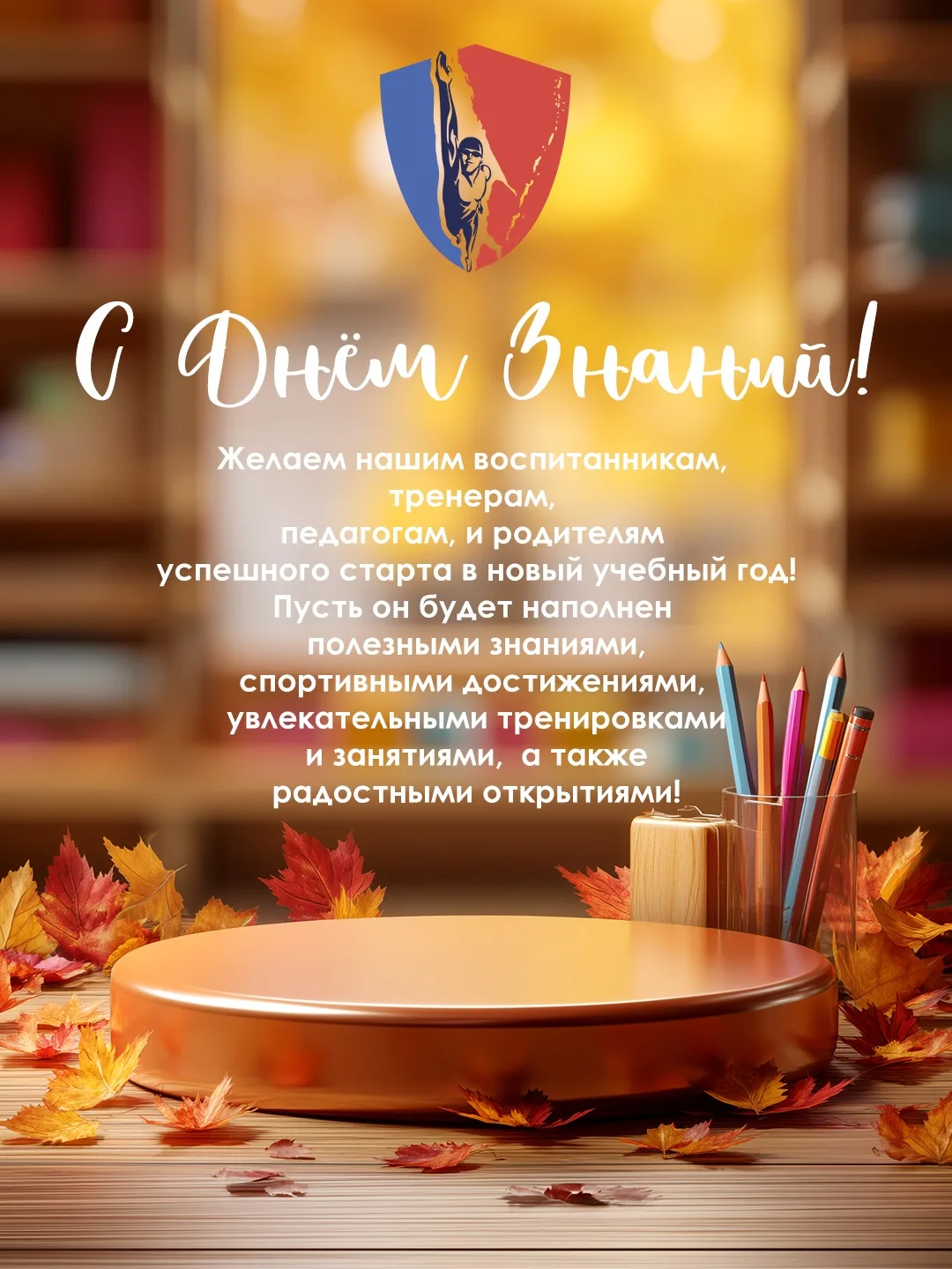 🍁 Дорогие спортсмены, тренеры и родители! Поздравляем вас с Днём знаний и началом ново...