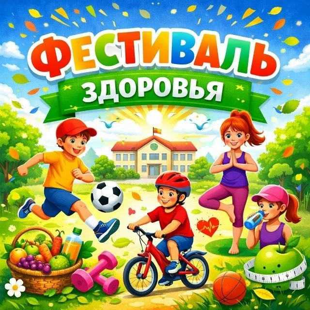#ФестивальЗдоровья
 #Воспитание93

ФЕСТИВАЛЬ ЗДОРОВЬЯ
💪С 1 по 29 апреля в школе пройдет "Фестиваль 
