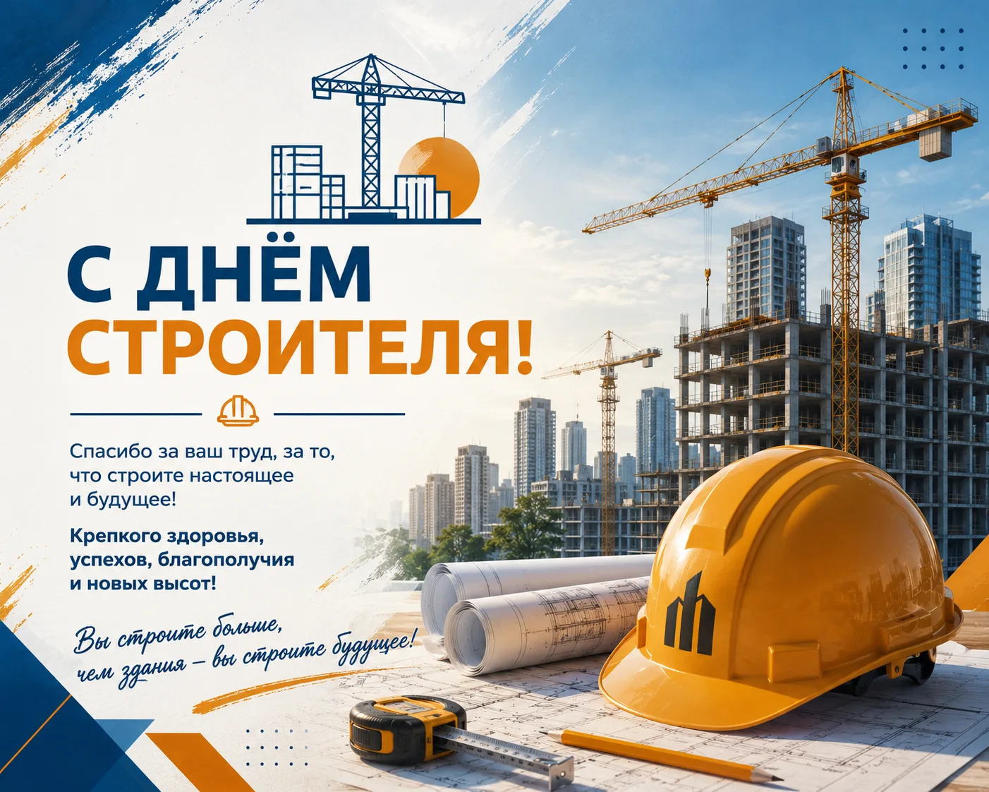 Уважаемые работники и ветераны строительной отрасли!