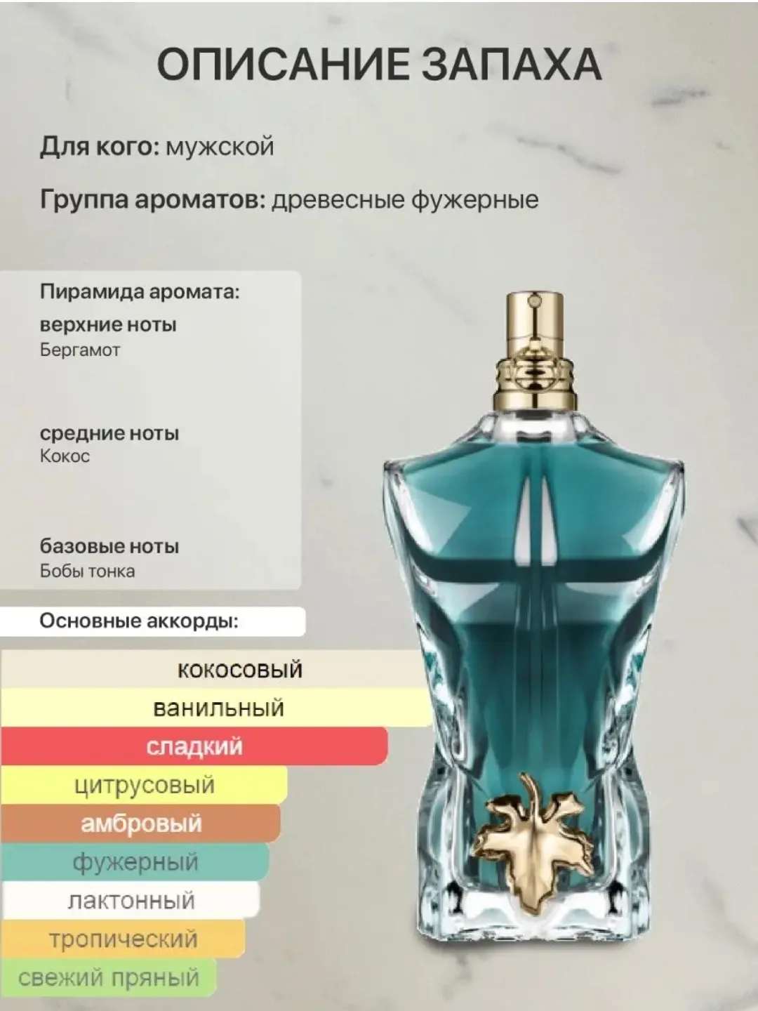 Тропический соблазн во флаконе: Jean Paul Gaultier Le Beau 🌿