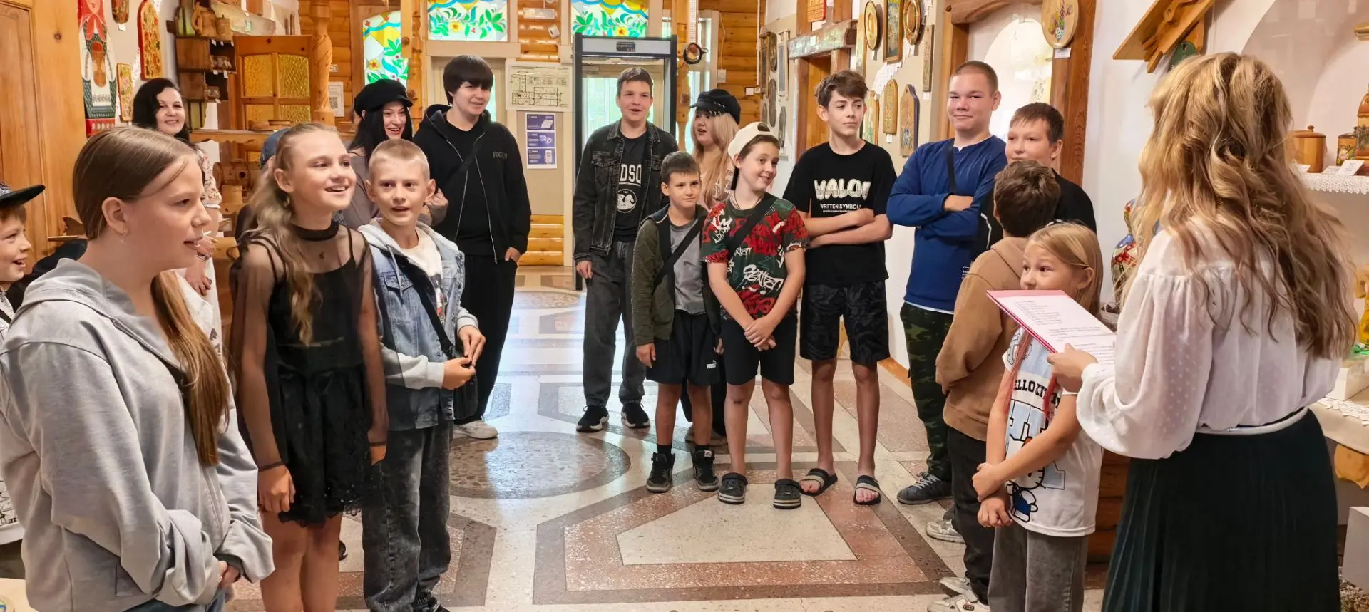 28 августа в музее прошёл детский праздник "В дружном кругу". Ребята весело попрощались...
