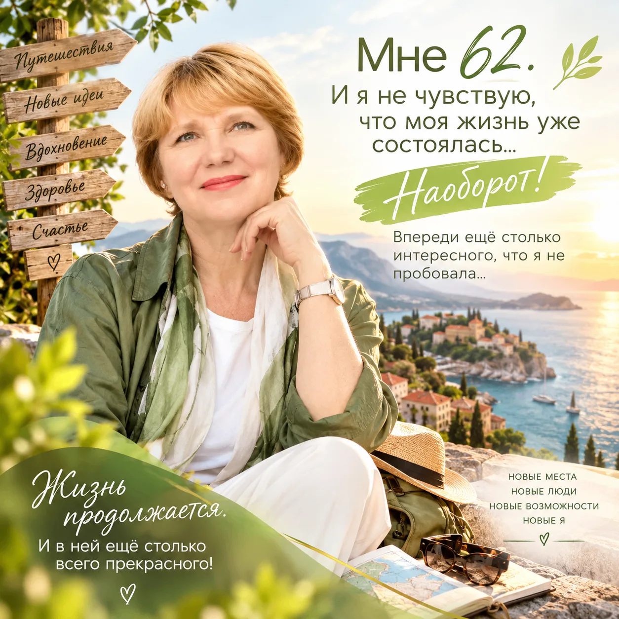 🌿 Мне 62. И мне интересно, что будет дальше…