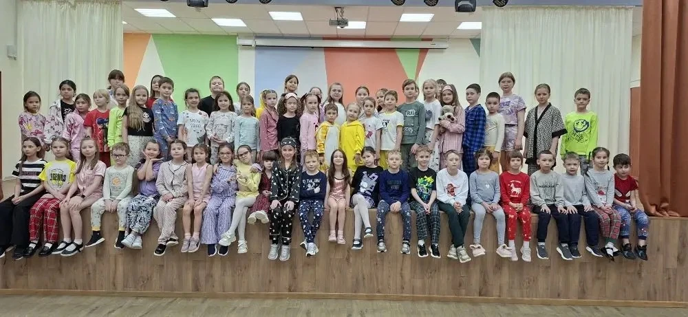 🌈 Самое уютное завершение весны: Пижамная вечеринка! ☁️✨ 📍Сегодня наш весенний пришкольный лагерь по