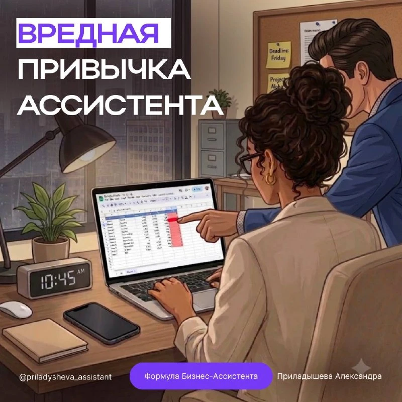 Самая дорогая привычка ассистента, которую совершают 80% из вас