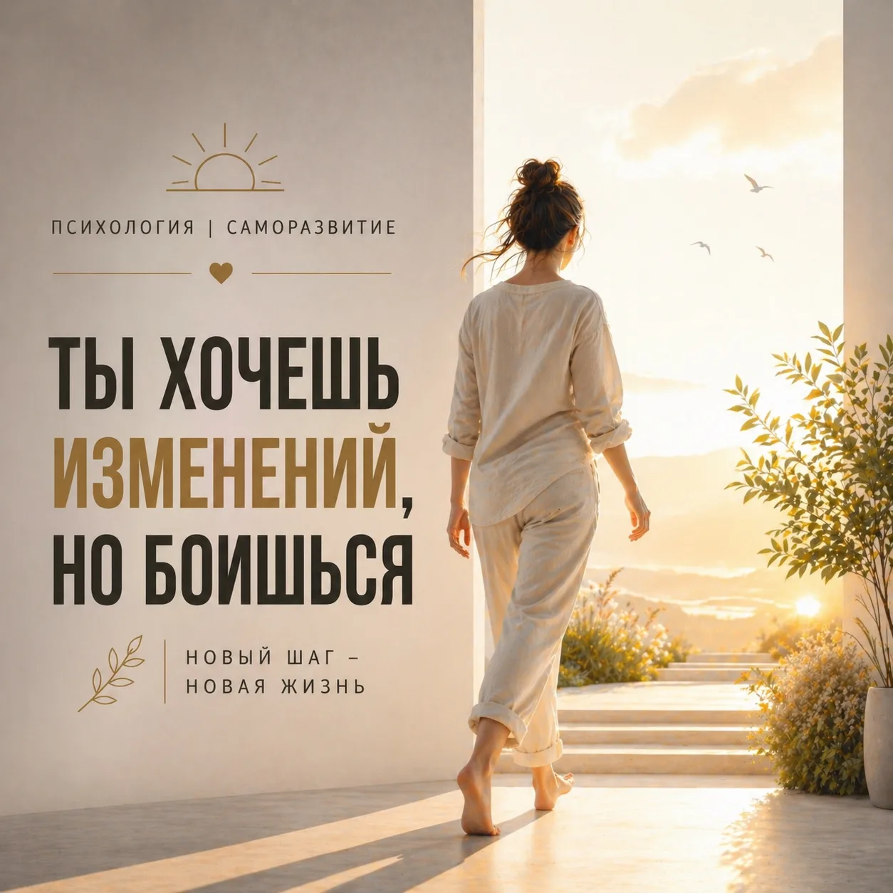Ты хочешь изменений, но боишься

Мы годами кормим себя сказками о том, что «хотим другую жизнь». Дру