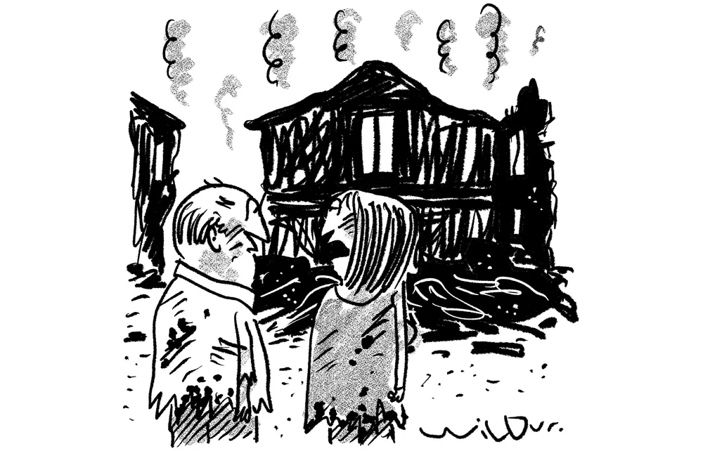 Карикатура The Spectator на тему жары в Европе: Политики говорят, что мы должны наслажд...