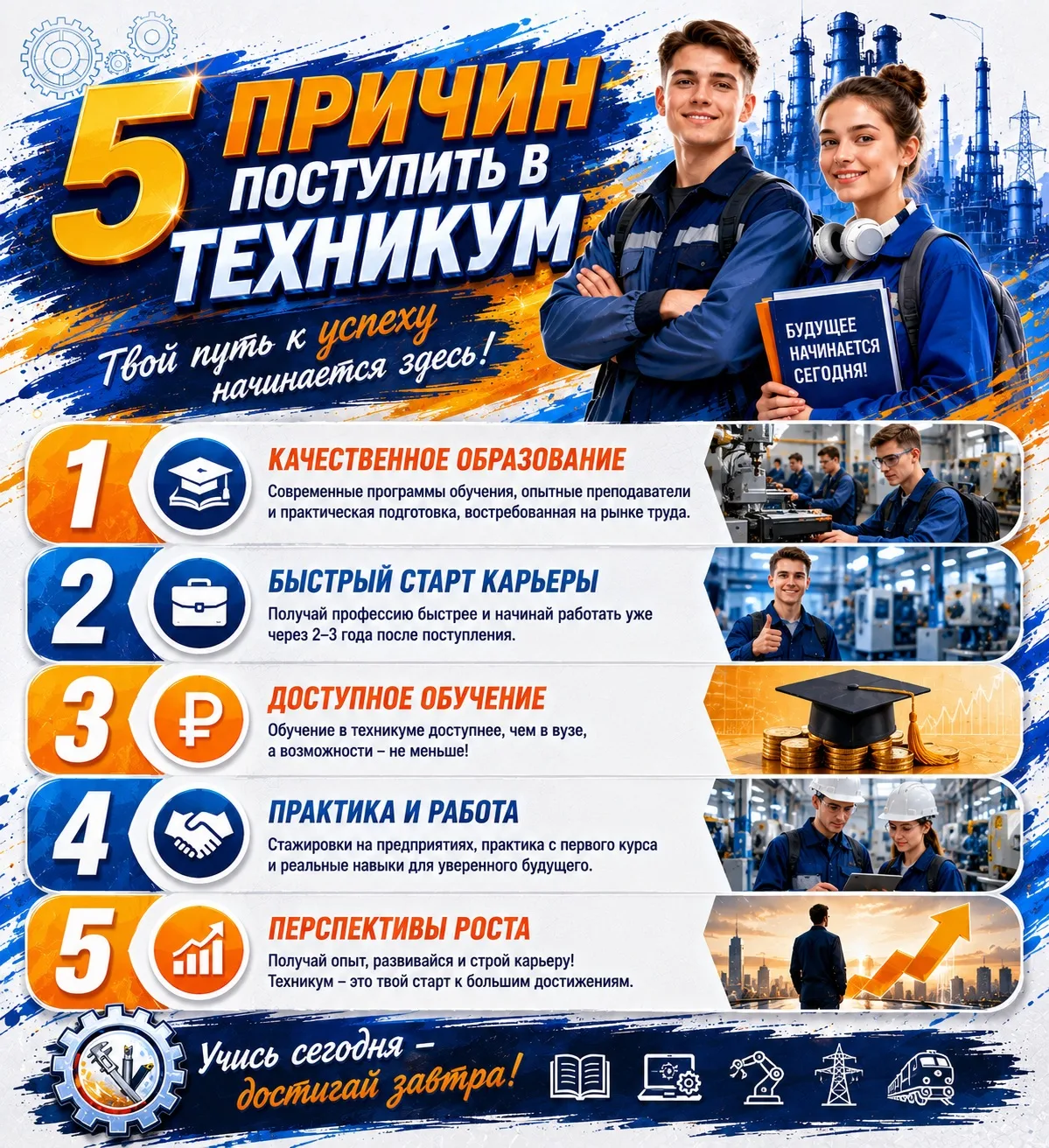 🔥 Август на дворе — а ты всё ещё в раздумьях: поступать ли в наш техникум? 🤔