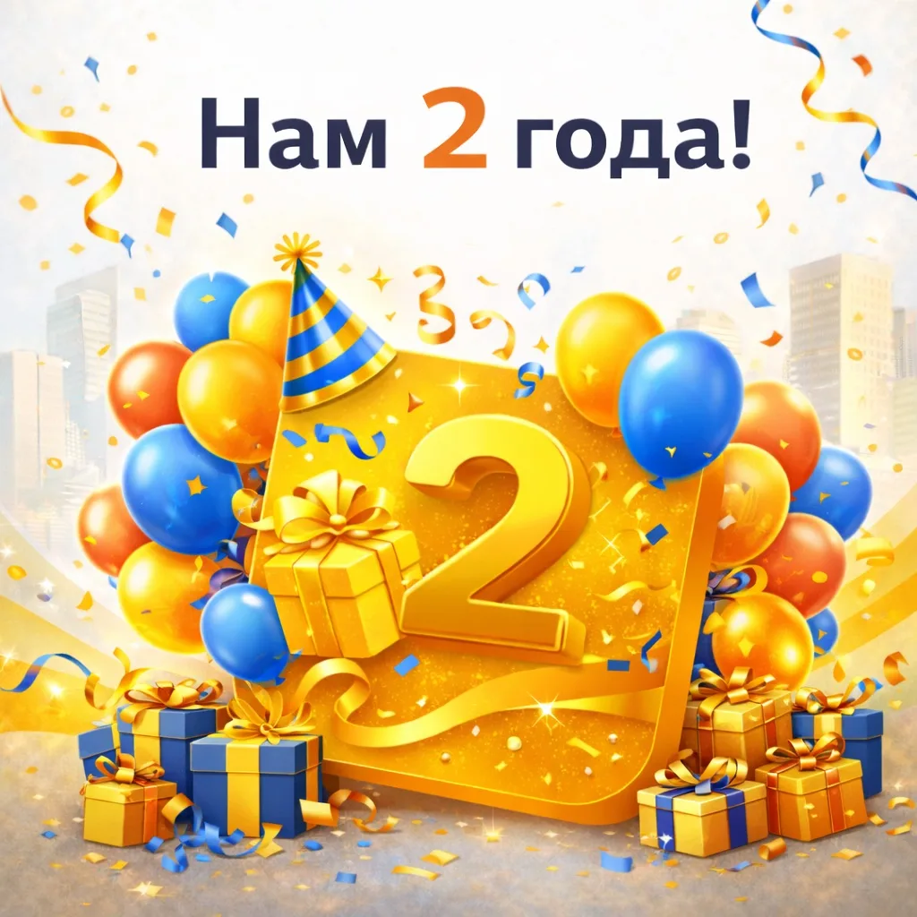 Нам 2 года! 🎉