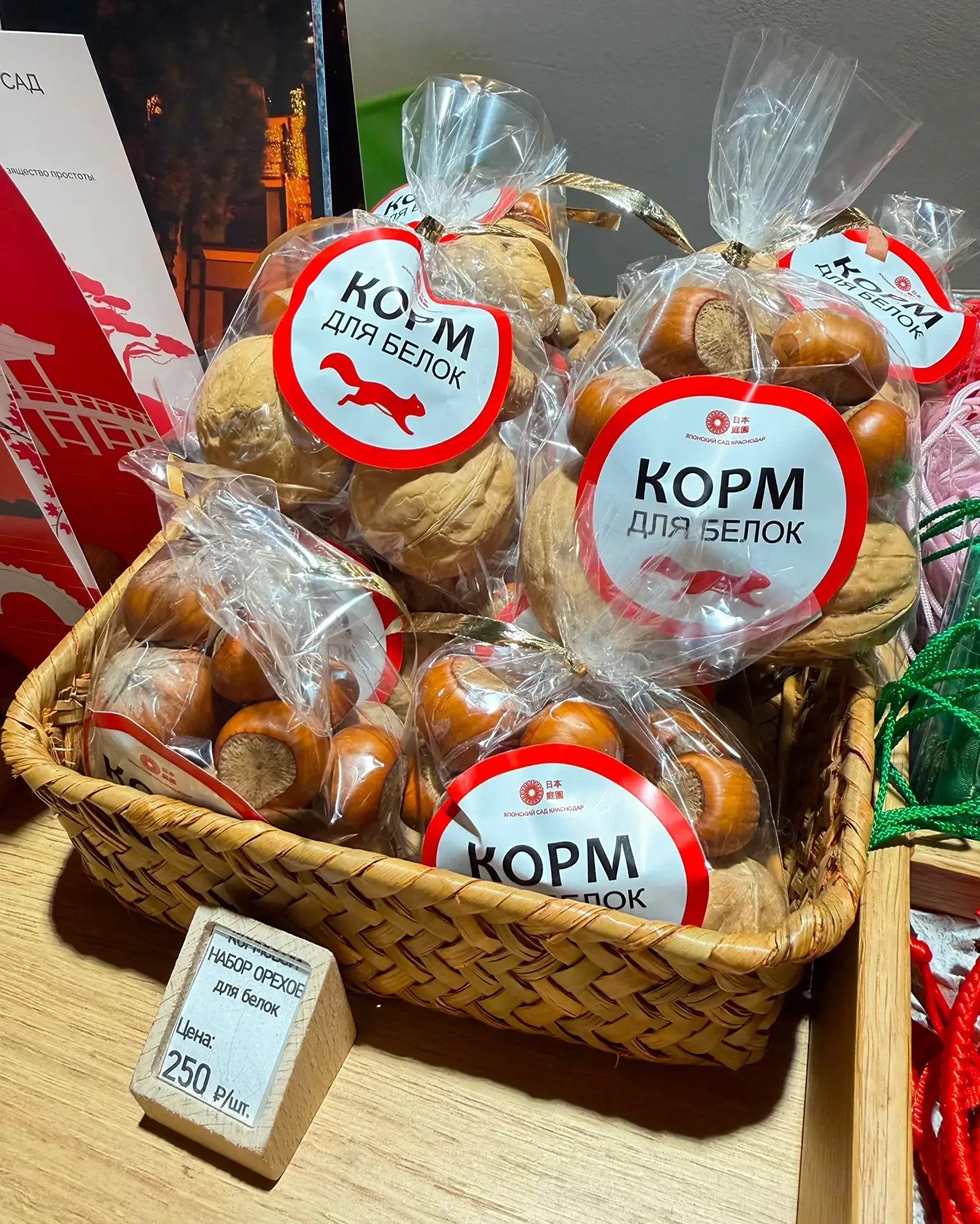 🐿️ В Музее Японского сада можно купить угощение для белок