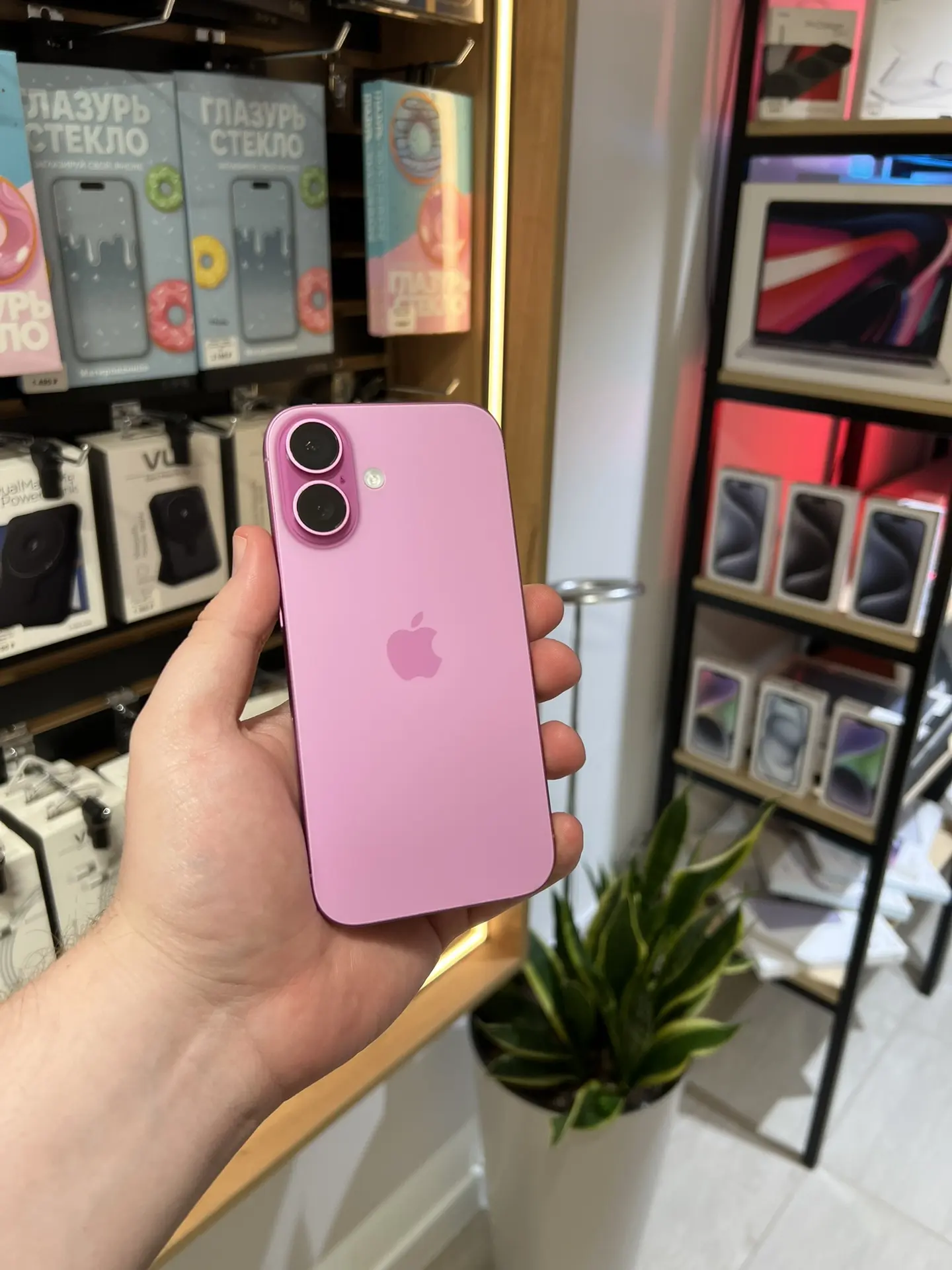 📱Подержанный iPhone 16 256GB Розовый

🏷️ 44 990₽ ❌ПРОДАН❌
Емкость АКБ 🔋92%
Комплект: кабель, коро