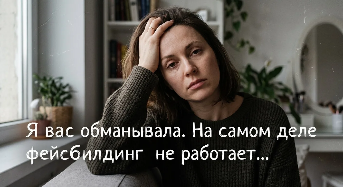 Я вас обманывала. На самом деле фейсбилдинг не работает…  если не учитывать несколько факторов. О ни