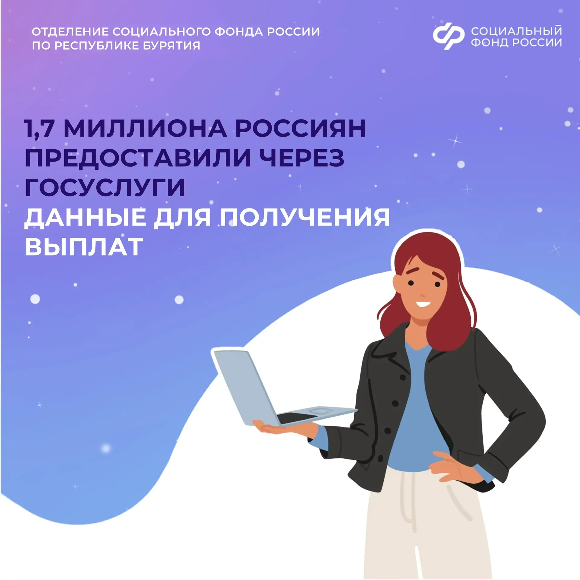 📢 1,7 миллиона россиян уже предоставили через госуслуги данные для получения выплат  📲 С помощью эле